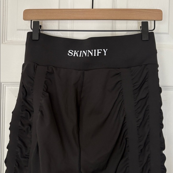 Skinnify Resistance Band Drawstring Jogger Style Leggings, Black, XL - Picture 8 of 11
